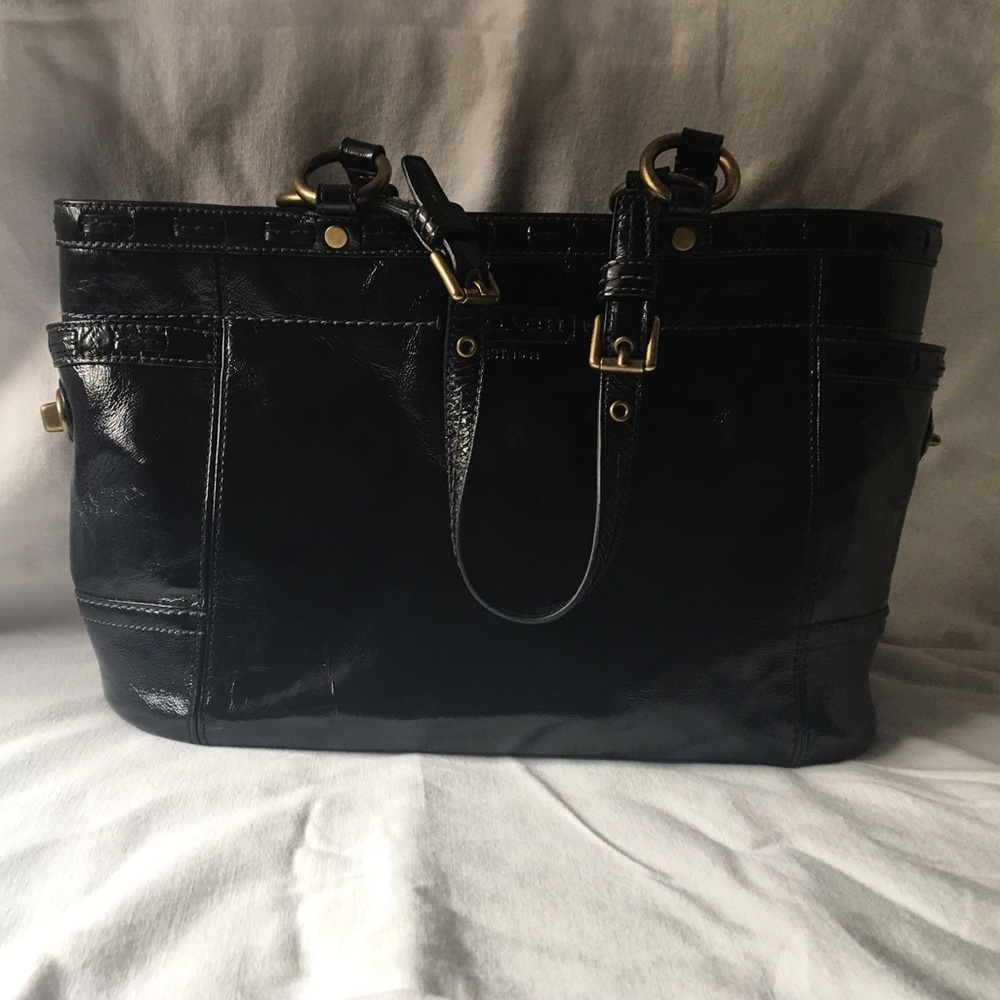 Coach Gallery Patent Leather Tote F0773-11500